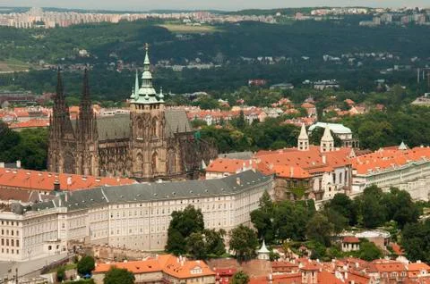 Prague castle, czech republic Stock Photos