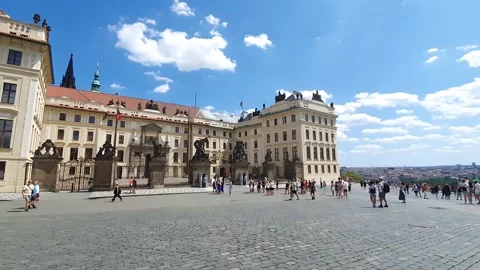 Prague Castle Daytime Stock Footage 248714005