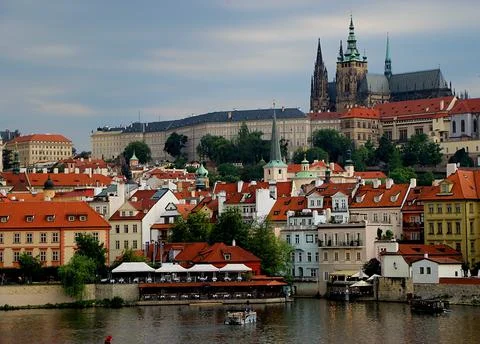 Prague Castle edited Foto stock
