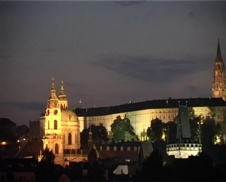 Prague castle Stock Footage 312292