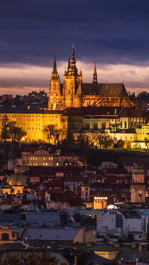 Prague Castle Stock Footage 293156509