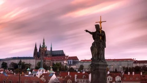 Prague Castle HDR image Stock Photos