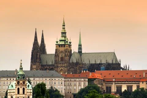 Prague castle Stock Photos
