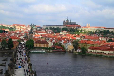 The prague castle Stock Photos