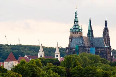 Prague castle Stock Photos