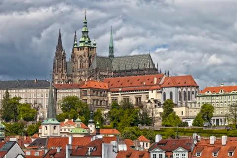 The prague castle Stock Photos