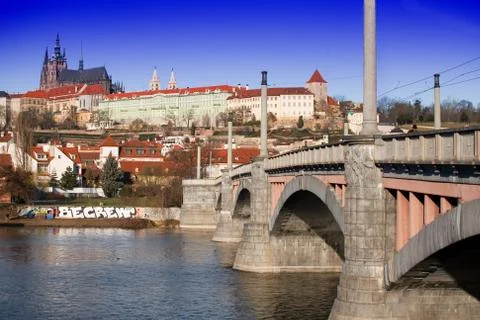 Prague castle Stock Photos
