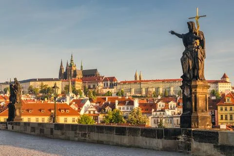 Prague Castle, view from C Foto stock