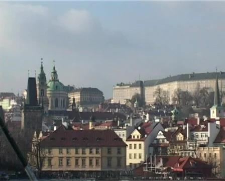 Prague castle in winter Stock Footage 327261