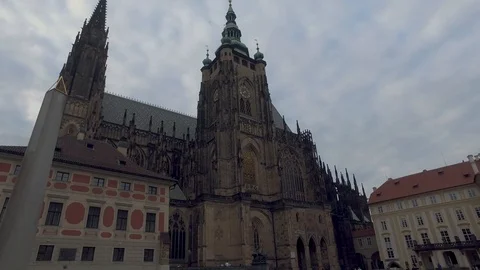 Prague cathedral Stock Footage 97155243