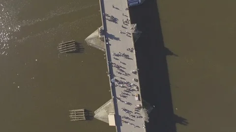 Prague Charles Bridge Video stock 92701396