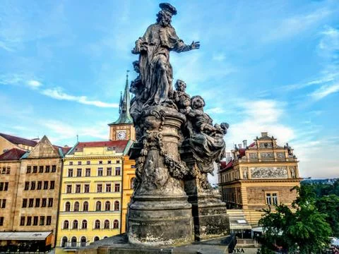 Prague Charles Bridge Stock Photos