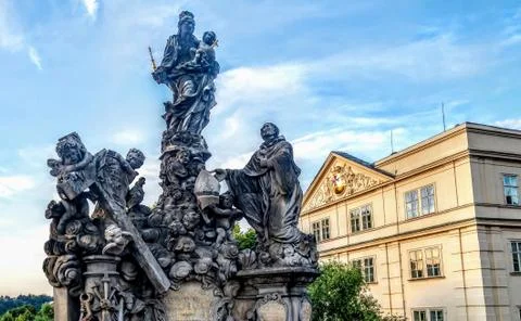 Prague Charles Bridge Stock Photos