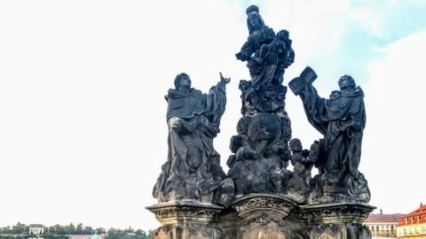 Prague Charles Bridge Stock Photos