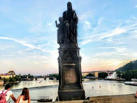 Prague Charles Bridge Stock Photos