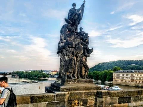 Prague Charles Bridge Stock Photos