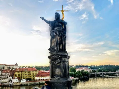 Prague Charles Bridge Stock Photos