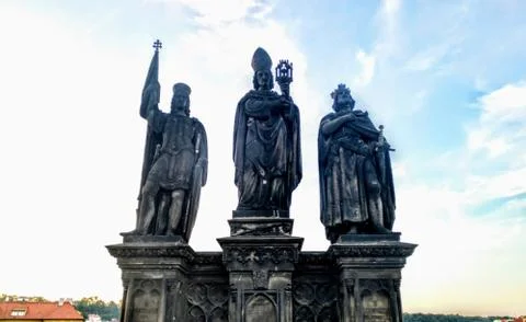 Prague Charles Bridge Stock Photos