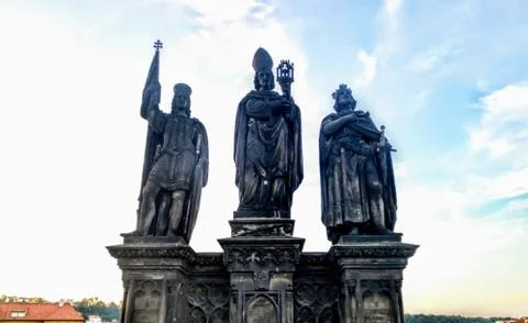 Prague Charles Bridge Stock Photos