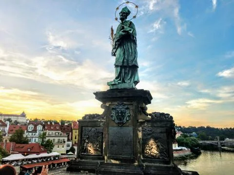 Prague Charles Bridge Stock Photos