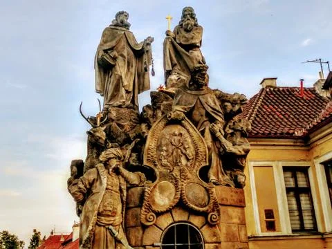 Prague Charles Bridge Stock Photos