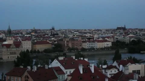 Prague City 1 Video stock 12796238