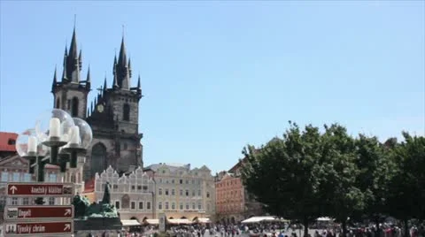 Prague City 11 Video stock 12797531