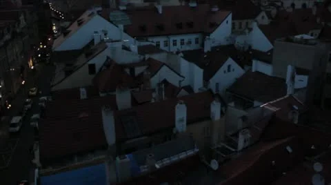Prague City 4 Video stock 12802439