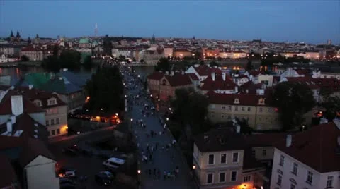 Prague City 6 Video stock 12807361