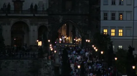 Prague City 8 Video stock 12813964