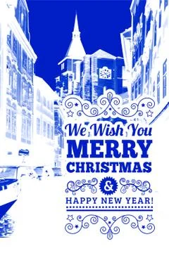 Prague city Illustrazione stock