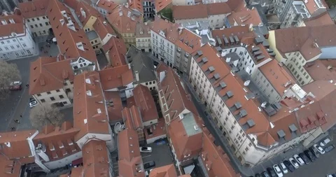 Prague City Skyline Stock Footage 121010188