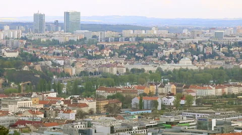 Prague Cityscape Stock Footage 47014602