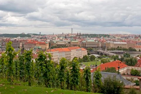 Prague cityscape Stock Photos