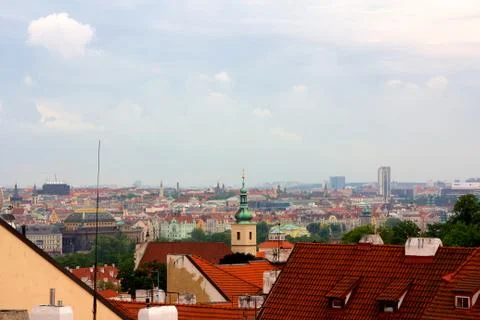 Prague Cityscape Stock Photos