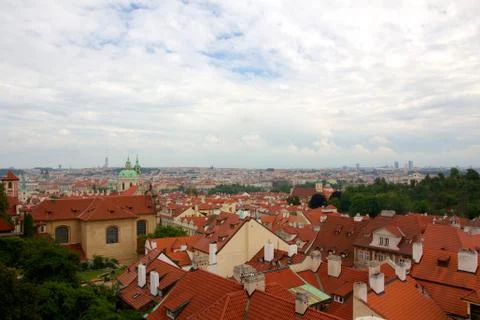Prague Cityscape Stock Photos