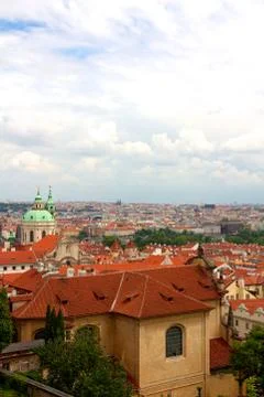 Prague Cityscape Stock Photos