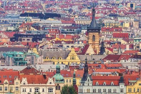Prague cityscape Stock Photos