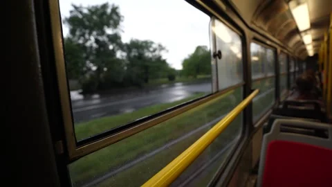 Prague , Czech republic ,01 01 2026 : tram and public transportation Stock Footage 283684880