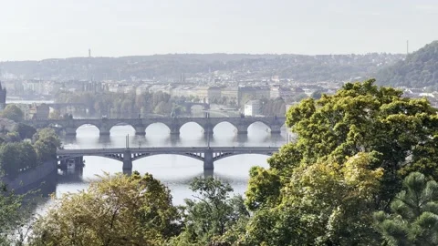 Prague. Czech Republic. 4K background video clip. 4k stock footage. Stockbeeldmateriaal 218376946
