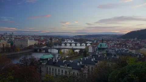  Prague, Czech Republic.	 스톡 동영상 123812764