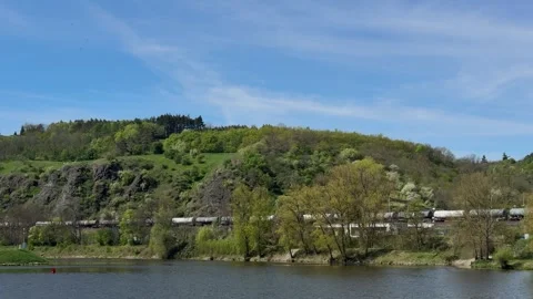 Prague, Czech Republic - May 1, 2026 - single individual travels upward Stock Footage 333699847