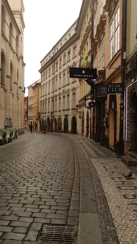 Prague, Czech republic - May 6, 2024: Walking on Charles Street Stock Footage 274634596