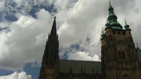 Prague Dome Stock Footage 3538227