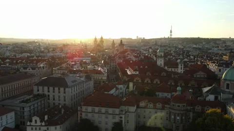 Prague downtown Stock Footage 207751065
