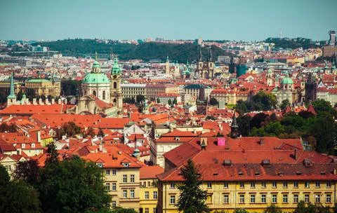 Prague. Edge. Petřín Stock Photos