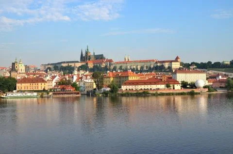 The Prague in the evening. Stock-Fotos