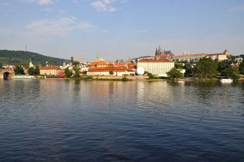 The Prague in the evening. Stock-Fotos