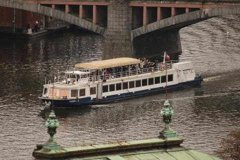Prague ferry Foto stock