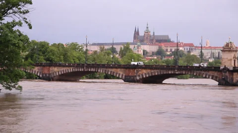 Prague Floods 2013 Stock Footage 30152939